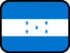 +flag+emblem+country+honduras+outlined+ clipart