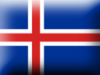 +flag+emblem+country+iceland+3D+ clipart