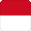 +flag+emblem+country+indonesia+square+ clipart