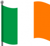 +flag+emblem+country+ireland+flag+waving+ clipart