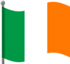 +flag+emblem+country+ireland+flag+waving+ clipart