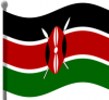 +flag+emblem+country+kenya+flag+waving+ clipart