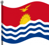 +flag+emblem+country+kiribati+flag+waving+ clipart