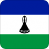 +flag+emblem+country+lesotho+square+ clipart