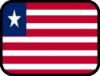 +flag+emblem+country+liberia+outlined+ clipart
