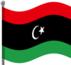 +flag+emblem+country+libya+flag+waving+ clipart