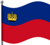 +flag+emblem+country+liechtenstein+flag+waving+ clipart