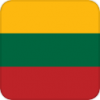 +flag+emblem+country+lithuania+square+ clipart