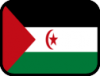 +flag+emblem+country+Western+Sahara+outlined+ clipart