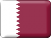 +flag+emblem+country+qatar+button+ clipart