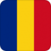 +flag+emblem+country+romania+square+ clipart