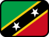 +flag+emblem+country+saint+kitts+and+nevis+outlined+ clipart