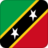 +flag+emblem+country+saint+kitts+and+nevis+square+48+ clipart