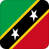 +flag+emblem+country+saint+kitts+and+nevis+square+ clipart