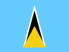 +flag+emblem+country+saint+lucia+ clipart