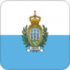 +flag+emblem+country+san+marino+square+ clipart