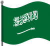 +flag+emblem+country+saudi+arabia+flag+waving+ clipart