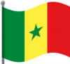 +flag+emblem+country+senegal+flag+waving+ clipart