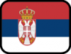 +flag+emblem+country+serbia+outlined+ clipart