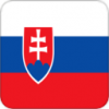 +flag+emblem+country+slovakia+square+ clipart