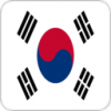+flag+emblem+country+south+korea+square+ clipart