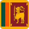 +flag+emblem+country+sri+lanka+square+ clipart