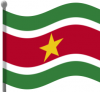 +flag+emblem+country+suriname+flag+waving+ clipart