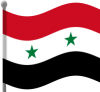 +flag+emblem+country+syria+flag+waving+ clipart