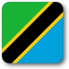 +flag+emblem+country+tanzania+square+shadow+ clipart