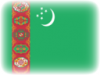 +flag+emblem+country+turkmenistan+vignette+ clipart