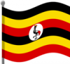 +flag+emblem+country+uganda+flag+waving+ clipart