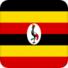 +flag+emblem+country+uganda+square+ clipart