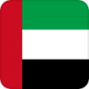 +flag+emblem+country+united+arab+emirates+square+ clipart
