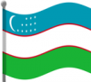 +flag+emblem+country+uzbekistan+flag+waving+ clipart