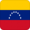 +flag+emblem+country+venezuela+square+ clipart