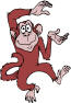 +animal+dancing+monkey+ clipart