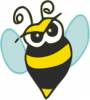 +bug+insect+bumblebee+bee+angry+ clipart