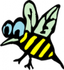 +bug+insect+bumblebee+bee+comic+ clipart