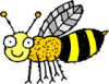 +bug+insect+bumblebee+bee+happy+ clipart