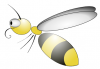 +bug+insect+bumblebee+bug+eyed+bee+ clipart