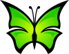 +bug+insect+flying+abstract+butterfly+green+ clipart