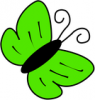 +bug+insect+flying+butterfly+clip+art+green+ clipart