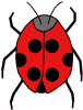 +bug+insect+pest+ladybug+rough+draft+ clipart