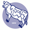+animal+cow+icon+ clipart
