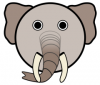 +animal+mammal+Elephantidae+elephant+icon+ clipart