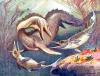 +animal+extinct+aquatic+Mosasaurus+and+Ichthyosaurus+ clipart