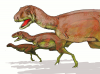 +extinct+dinosaur+jurassic+Aucasaurus+dinosaur+ clipart