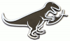 +extinct+dinosaur+jurassic+T+Rex+eating+fish+ clipart