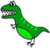 +extinct+dinosaur+jurassic+dinosaur+cartoon+angry+green+ clipart