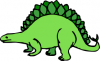 +extinct+dinosaur+jurassic+green+dinosaur+spines+ clipart